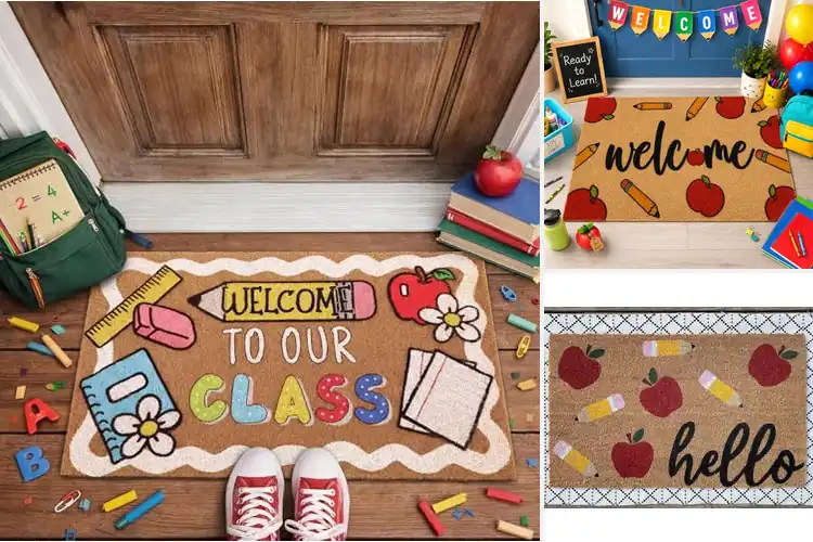 Detailed view of Best Back To School Door Mats