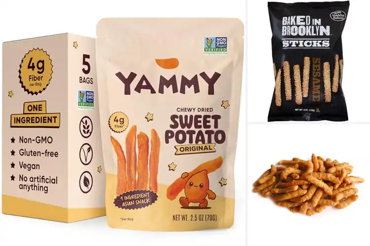 Detailed view of Best Baked Healthy Snack Sticks