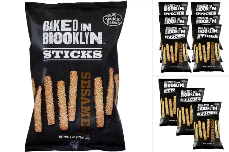 Detailed view of Best Baked Sesame Sticks: Gourmet Crunch with 0g Trans Fat