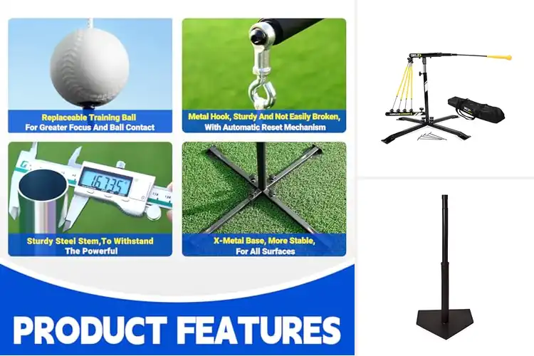 Detailed view of Best Batting Tee Trainers: Elevate Your Swing with Top Picks