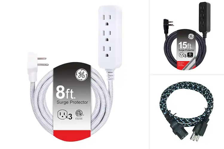 Detailed view of Best Braided Fabric Power Cords