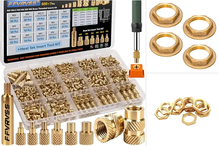Detailed view of Best Brass Threaded Nuts