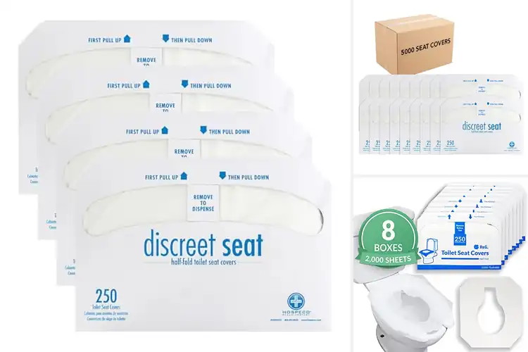 Detailed view of Best Bulk Toilet Seat Covers