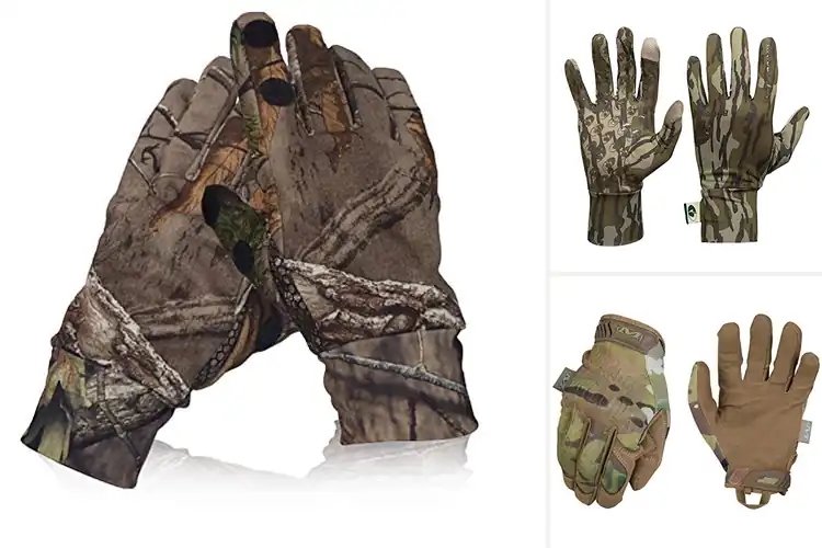 Detailed view of Best Camo Gloves for Comfort and Control