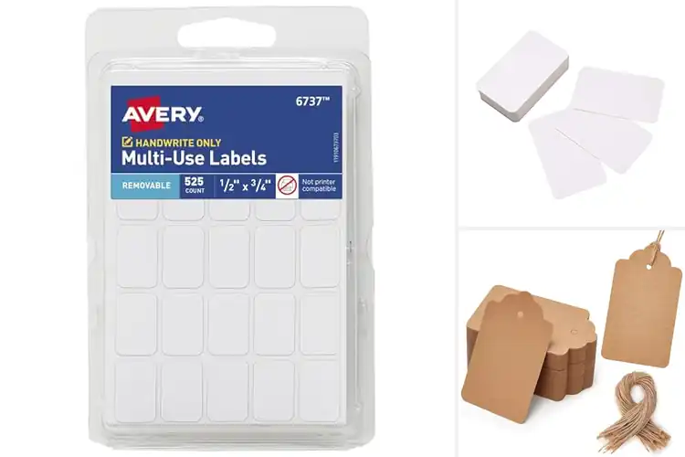 Detailed view of Best Card Labels for Easy, Clean, and Lasting Organization