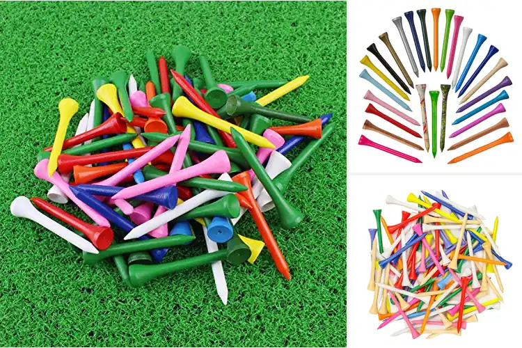 Detailed view of Best Colored Golf Tees for a Brighter, Better Swing