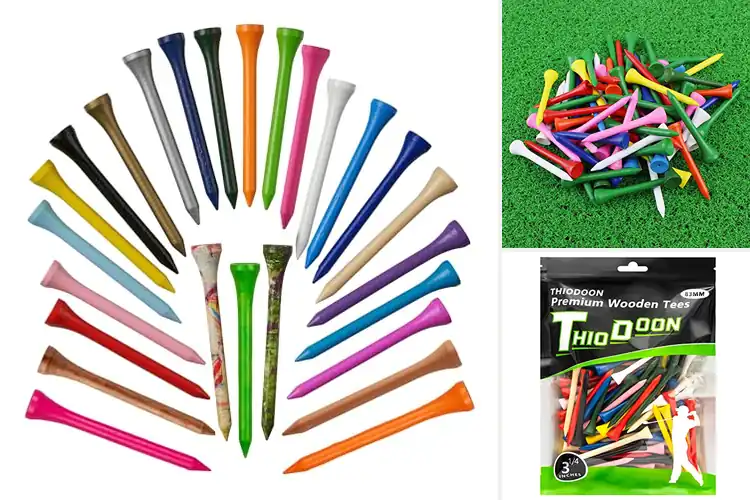 Detailed view of Best Colour Golf Tees: 10 Vibrant Picks to Elevate Your Game