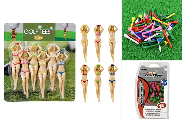 Detailed view of Best Coloured Golf Tees: Brighten Your Game in Style