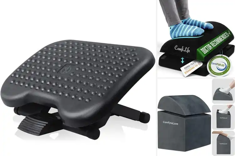 Detailed view of Best Comfy Footrests to Boost Comfort & Relieve Foot Pain