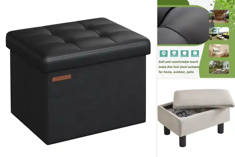 Detailed view of Best Compact Footrest Ottomans: Save Space, Gain Comfort