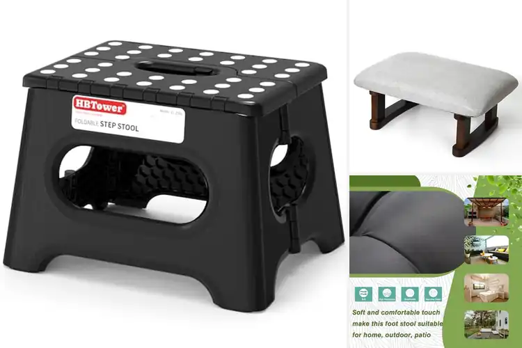 Detailed view of Best Compact Footstool For Small Spaces