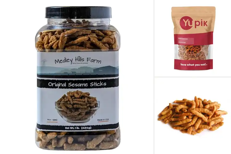 Detailed view of Best Crunchy Sesame Snack Sticks: Top 10 Nutty Delights