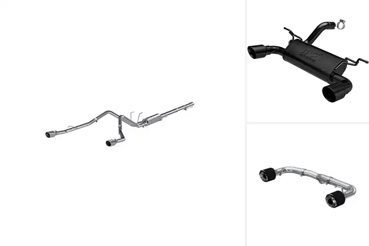 Detailed view of Best Dual Split Rear Exhaust Systems