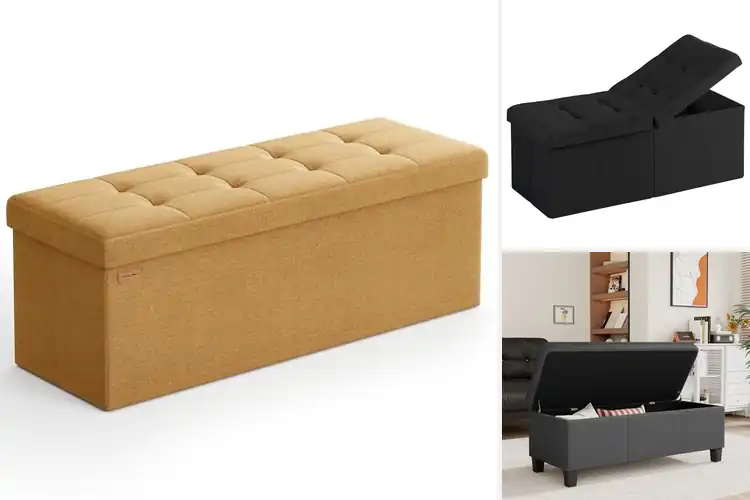 Detailed view of Best Easy-Assembly Storage Ottomans