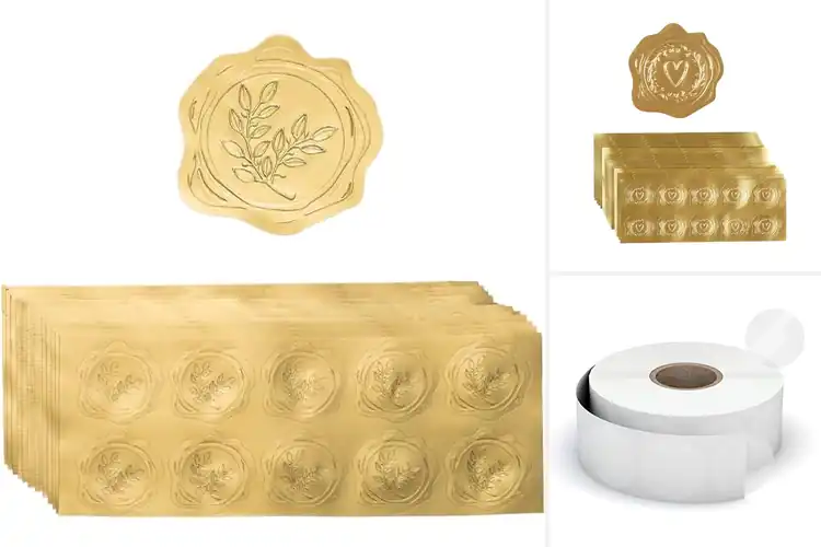 Detailed view of Best Envelope Seal Stickers: Seal Mail with Flair