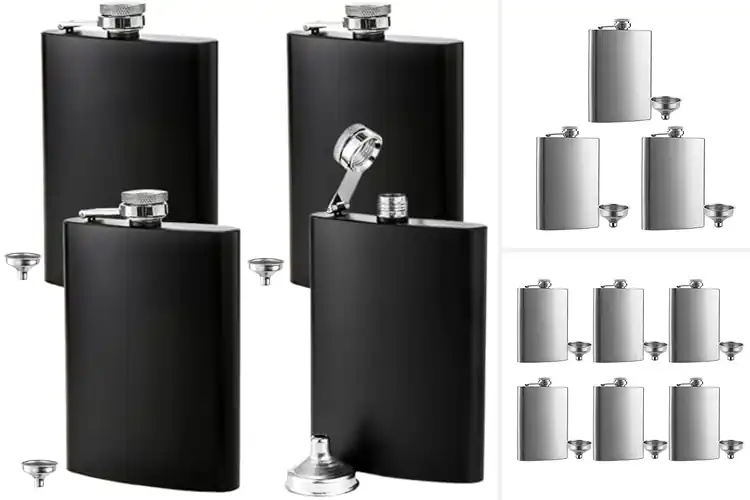 Detailed view of Best Flask Sets: Durable, Stylish, and Adventure-Ready