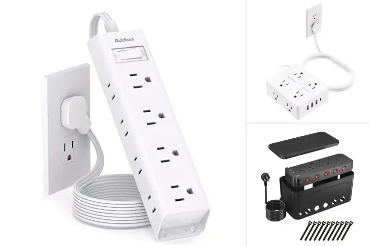 Detailed view of Best Flat Plug Power Strip