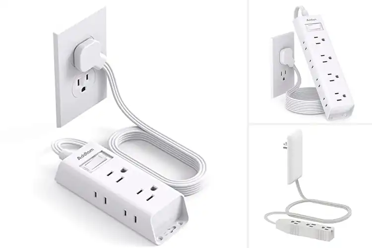 Detailed view of Best Flat Plug Wall-Mounted Extensions