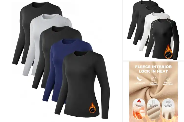 Detailed view of Best Fleece Lined Undershirts