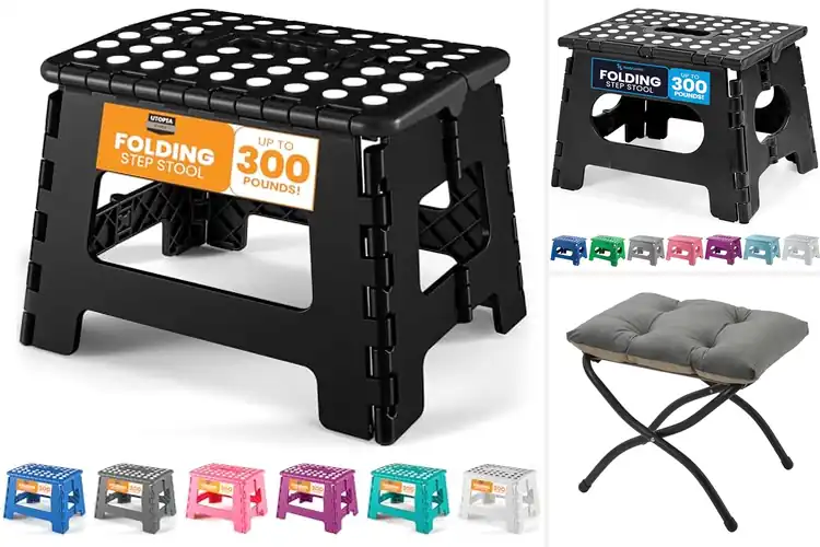 Detailed view of Best Foldable Footstools