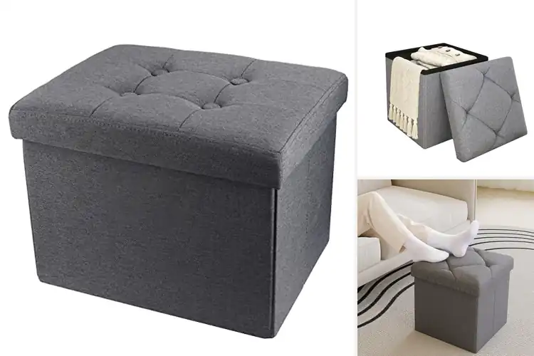 Detailed view of Best Foldable Footstools With Storage