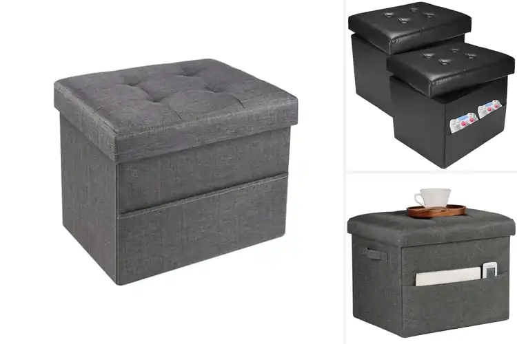 Detailed view of Best Footstools With Pockets