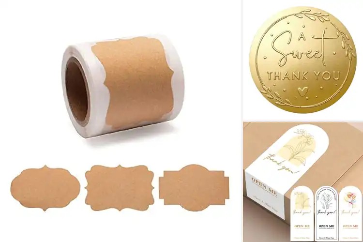 Detailed view of Best Gift Box Stickers to Elevate Your Packaging Style