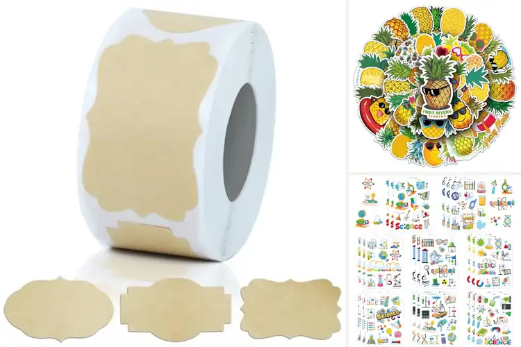Detailed view of Best Gift Wrapping Decor Stickers for Stunning Presents