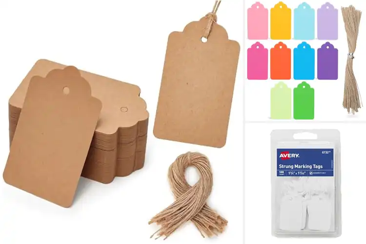 Detailed view of Best Gift Wrapping Tags for Stylish, Personal Touch