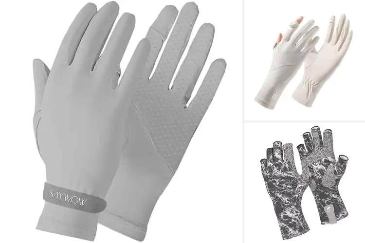Detailed view of Best Gloves with UPF Protection