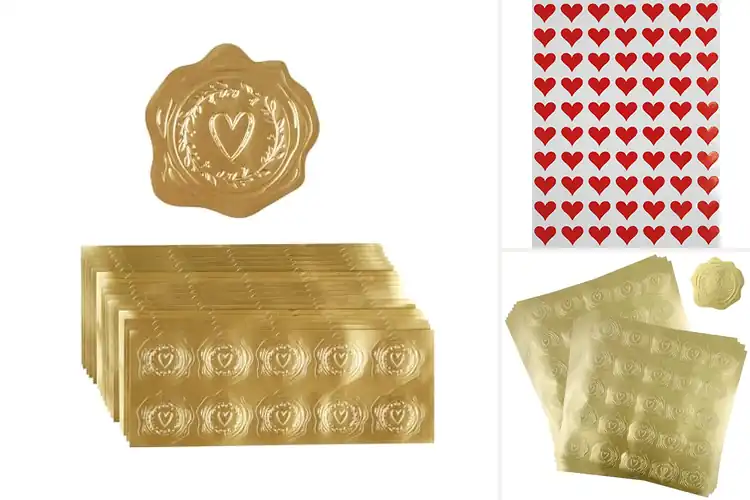 Detailed view of Best Heart Stickers For Envelopes