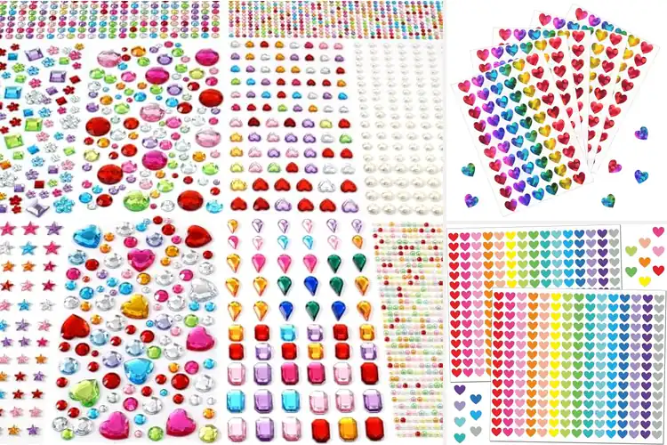 Detailed view of Best Heart Stickers