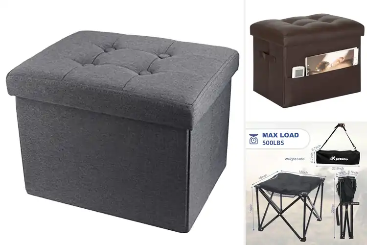 Detailed view of Best Heavy Duty Foot Rest Ottomans