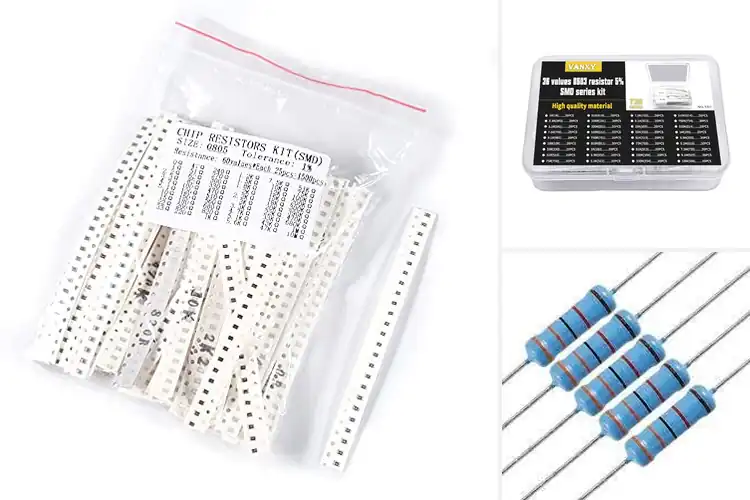 Detailed view of Best Hobbyist Resistor Collections for Easy, Fast Projects