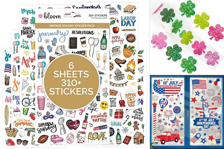 Detailed view of Best Holiday Decor Stickers