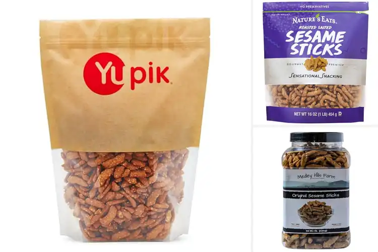 Detailed view of Best Kosher Sesame Sticks