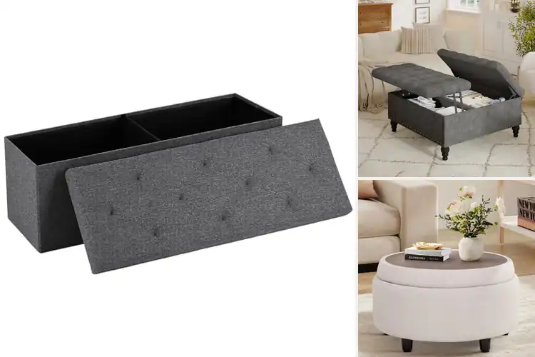Detailed view of Best Living Room Ottoman