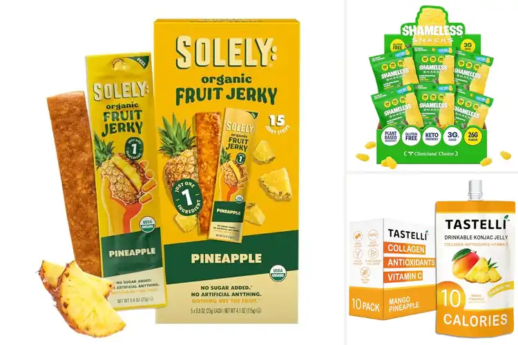 Detailed view of Best Low Calorie Pineapple Snacks for Clean, Fresh Flavor