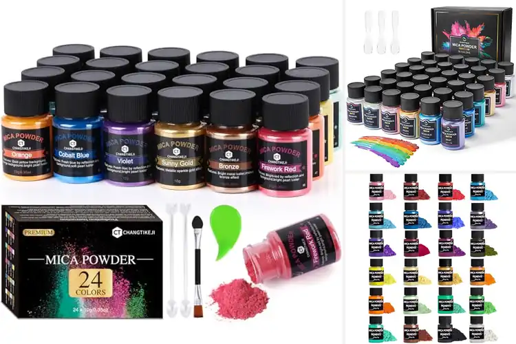 Detailed view of Best Mica Powders: Top Picks for Stunning Craft Colors