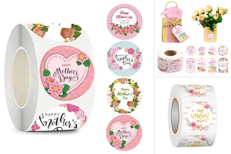 Detailed view of Best Mother’s Day Tag Stickers
