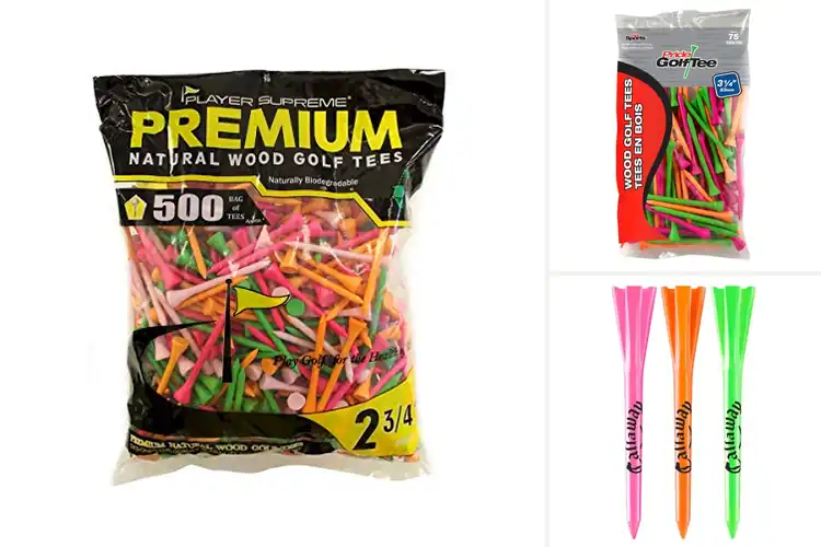 Detailed view of Best Neon Golf Tees: Brighten Your Game Instantly