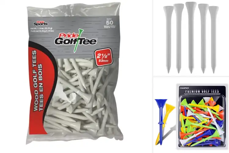 Detailed view of Best Pack Of 50 Golf Tees