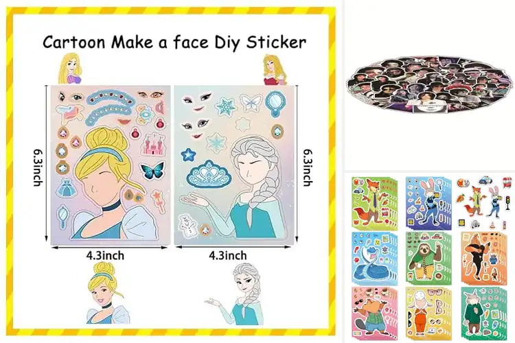 Detailed view of Best Party Decoration Stickers
