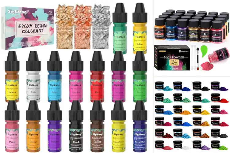 Detailed view of Best Resin Pigments: Vibrant Colors for Stunning Creations