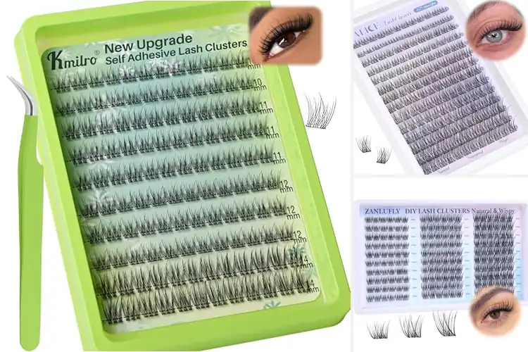 Detailed view of Best Reusable Lash Clusters