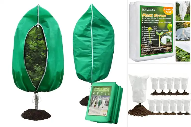Detailed view of Best Reusable Winter Plant Cloths
