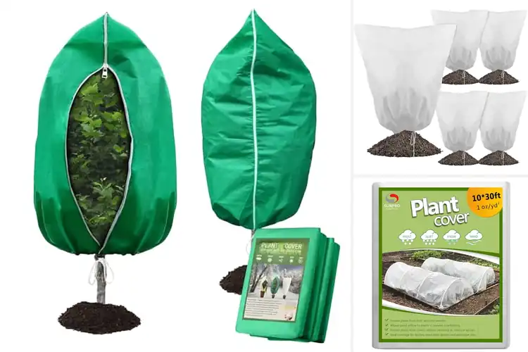 Detailed view of Best Reusable Winter Plant Freeze Cloths