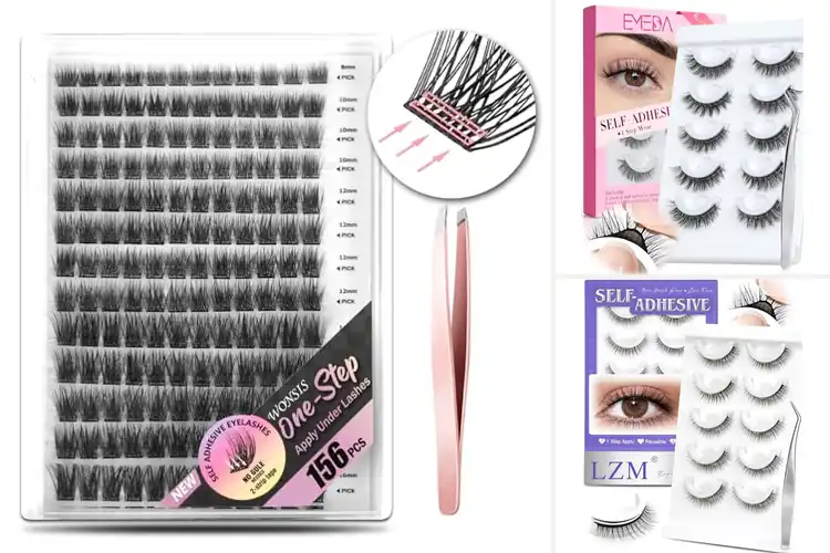 Detailed view of Best Self Adhesive Eyelashes: Effortless Glam