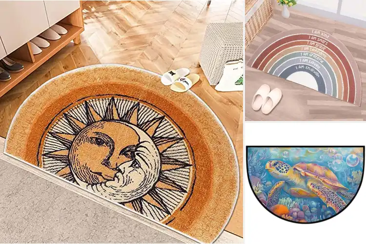 Detailed view of Best Semi Circular Rugs For Bedrooms