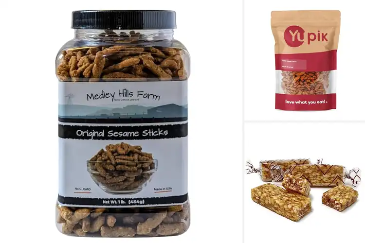 Detailed view of Best Sesame Crunch Sticks